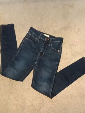 Madewell Women's Dark Blue Skinny Jeans
